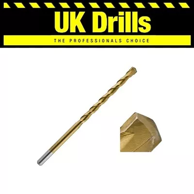 1 X EXTREME MASONRY DRILL BIT | TITANIUM/TIN COATED FOR CONCRETE/BRICK • £3.20