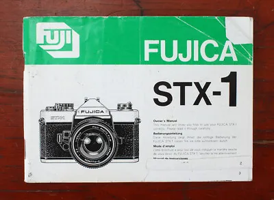 £16.27 • Buy Fujica Stx-1 Instruction Book/130451