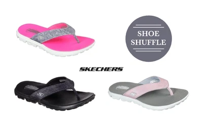 £24.99 • Buy Skechers On The Go Flow Light Weight Cloth Toe Comfort Thong Slipper Flip Flops