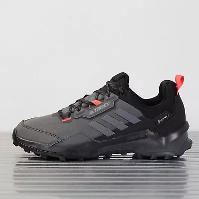 Men's Adidas Terrex AX4 GORE-TEX Black/Grey Hiking Trainers FZ3285 RRP £119.99 • £79.99