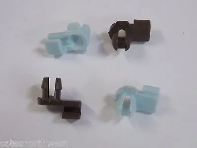 4 HONDA DOOR LOCK ROD END CLIPS LEFT BROWN & RIGHT BLUE 3.5 Mm Rod / 6mm Hole • $17.99