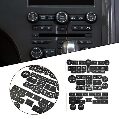 Button Repair Decals Climate Control Radio Stickers For SAAB 3rd Gen 9-5NG 9-4X • $8.39