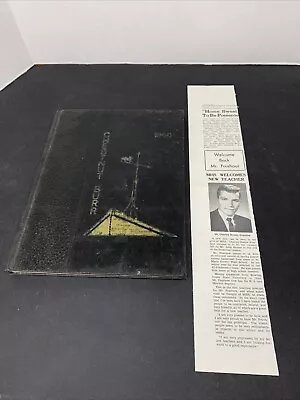 Middletown High School Maryland 1966 Yearbook￼￼ Chestnut Burr & Paper Clipping • $30