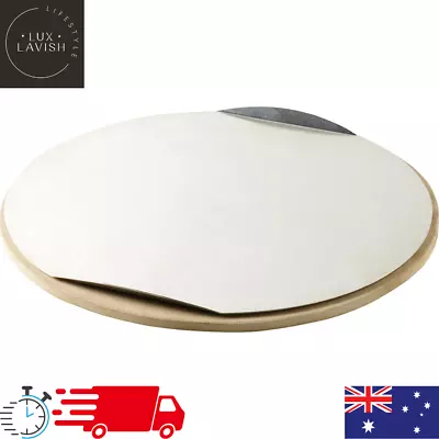 Weber BabyQ Q1000 Pizza Stone & Tray #17652 Gourmet Pizzas Stainless Steel AUS • $67.95