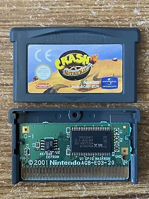 Crash Nitro Kart (Nintendo Gameboy Advance GBA) GENUINE Cart Only! • £8.99