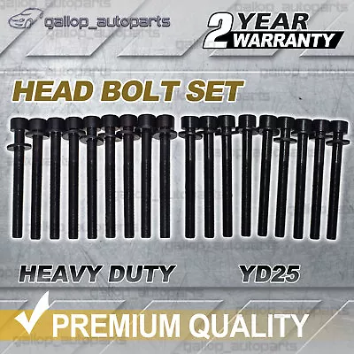 Cylinder Head Bolts For Nissan Navara Pathfinder YD25DDTi-YD25ETi 2005/2015 • $42.10