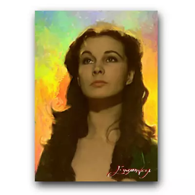 Vivien Leigh #13 Art Card Limited 26/50 Edward Vela Signed (Movies Actress) • $5.99