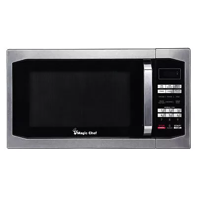 Magic Chef MCM1611ST 1100 Watt 1.6 Cubic Feet Digital Microwave Stainless Steel • $157.99