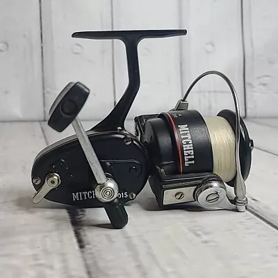 1984 Mitchell 301S Spinning Reel In Working Condition Made In France • $26