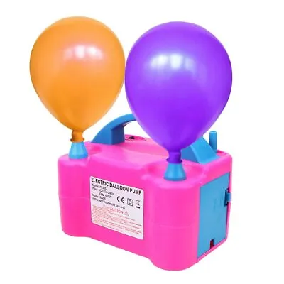 £8.45 • Buy 600W Electric Balloon Pump Portable Automatic Air Machine Wedding Party Birthday