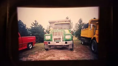 8203 35MM SLIDE Photo 10-98 RUDIALL U MODEL MACK VINTAGE DUMPTRUCKS • $10.90