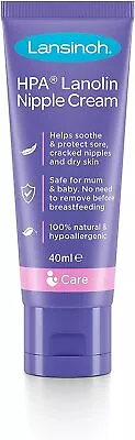 Lanisoh Hpa Lanolin Nipple Cream 40ml New Free Shipping • £12.84