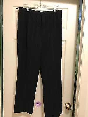 Womens Size 14 Back Pin Striped Lined Dress Pants - Amanda Smith • $4.99