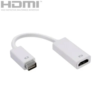 Mini DVI Male To HDMI Female Video Cable Adapter Converter HDTV Monitor PC Mac • $15.77