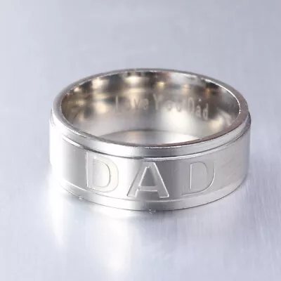 Father Ring: Love You Finger Ring For Dad • £6.65