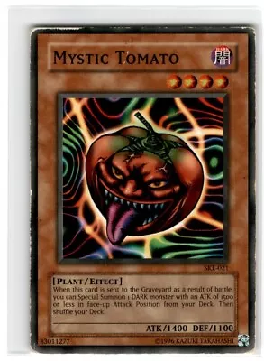 Yu-Gi-Oh! Mystic Tomato Common SKE-021 Heavily Played Unlimited • $1.94