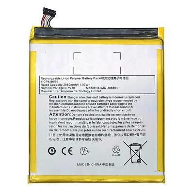 $14.49 • Buy Battery For Amazon Kindle Fire 7  5th Generation SV98LN (2015 Year) MC-308594