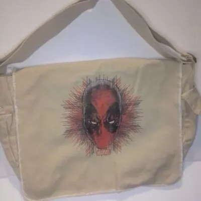 Marvel Deadpool Canvas Messenger Bag • $40