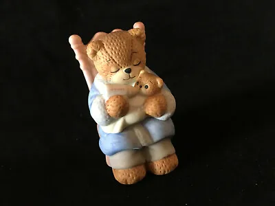 Lucy & Me Mom & Baby Bear Late Night Bottle Enesco Lucy Rigg 1986 Rare • $22.95