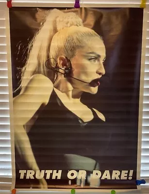 MADONNA TRUTH OR DARE BLONDE AMBITION TOUR LARGE POSTER 38x53  • $100