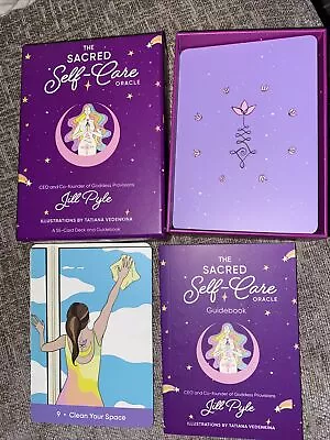 The Sacred Self-care Oracle Cards  + Guidance Book  By Jill Pyle Box Set Vgc • £2.99