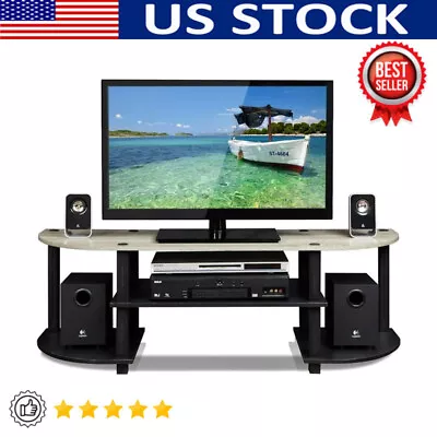 TV Stand Entertainment Units Console Center TVs Up 55  Living Room Open Shelving • $35.34