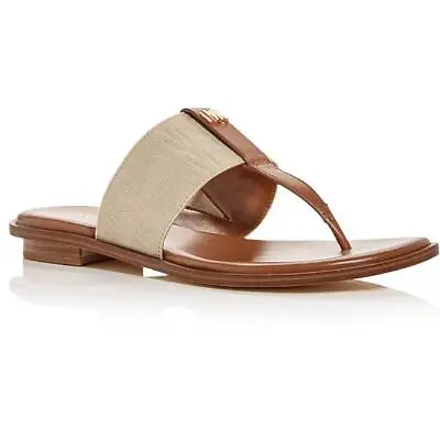 MICHAEL Michael Kors Womens Verity Logo Thong Slide Sandals Shoes BHFO 6996 • $50.99