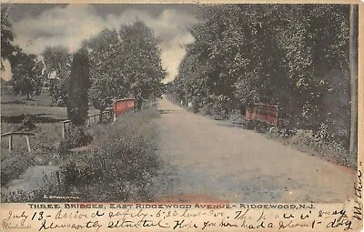 $12 • Buy 1906 Three Bridges East Ridgewood Ave. Ridgewood NJ Post Card