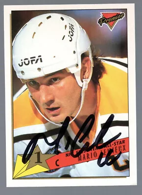 Mario Lemieux Penguins - 1993 Topps - Auto Autograph Signed Coa (gea2) • $99.95