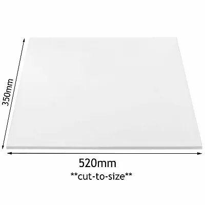 £16.29 • Buy Shelf Clear Crisper Cover Cut To Size For MIELE SAMSUNG SMEG Fridge