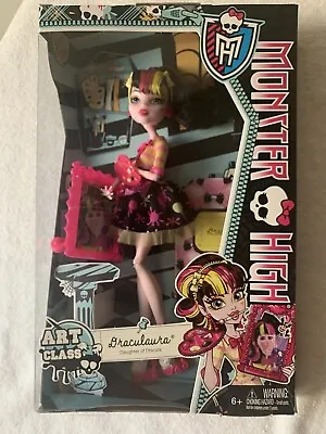 Monster High Art Class Draculaura (nisb - New In Sealed Box) • $110