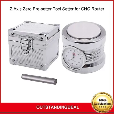 Mechanical Z Axis Zero Pre-setter Tool Setter For CNC Router 50±0.01mm Os67 • $59.43