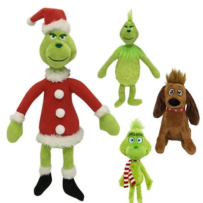 £7.99 • Buy How The Grinch Stole Christmas Grinch Max Dog Plush Doll Stuffed Toys Kids Gift