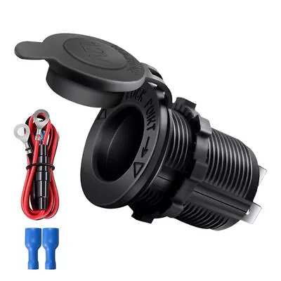 Marine Grade Cigarette Lighter Socket 12 VDC With Wires • $9.79