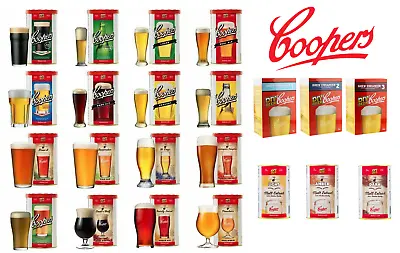 £5.99 • Buy Coopers Beer Lager Making Kits Make Home Brew Refill Ingredients Kit Brewing