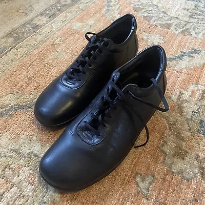 Ziera Shoes Black Leather Lace Up Size 40 • $60