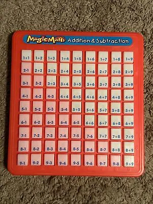 MAGIC MATH MACHINE Press And See Addition & Subtraction Learning Game 1993 • $26.62
