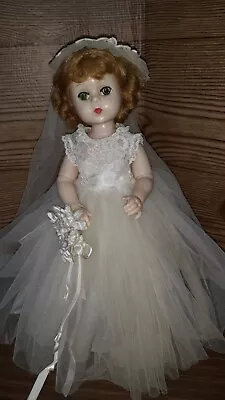 Vintage Madame Alexander 1950's Lissy Bride Doll 12  • $65
