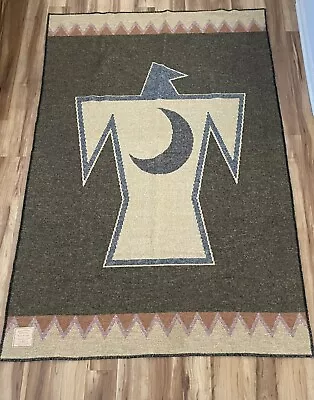 Wellspring Legend “Thunder Moon Robe”100% Wool Blanket 1993 Faribault Woolen Mil • $275