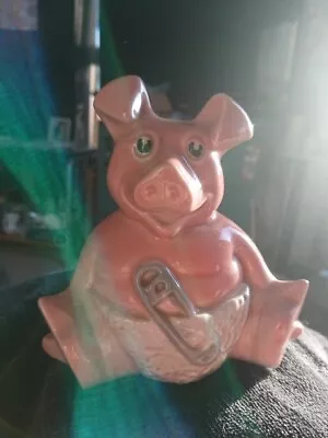 Baby Woody NatWest Pig With Original Stopper Wade England Vintage Piggy Bank • £5