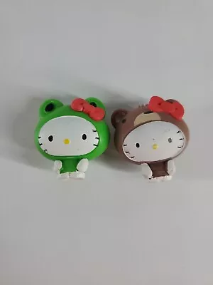 Hello Kitty Squishy Set In Bear And Frog Costume Squishy Toy Sanrio • $11.01