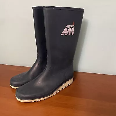 Musto M1 Sailing Soft Sole Suction Deck Wellies Size UK 7 EU 41 Boots Yachting • $29.99