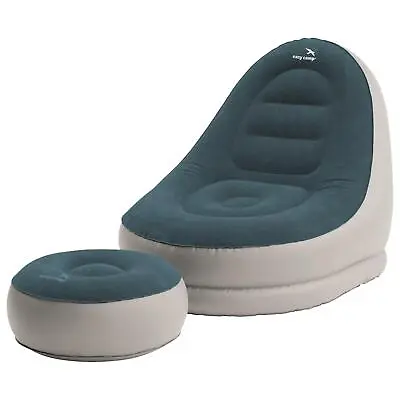 Easy Camp Comfy Lounge Set Inflatable Camping Furniture Chair Beach Festival • £39.95