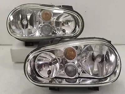 $199.99 • Buy 1Pairs Volkswagen VW Golf R32 GTI MK4 00-05 VALEO Glasses Headlight Lights Lamps