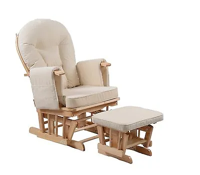 £219.99 • Buy Nursing Glider Chair - Serenity Natural With Footstool