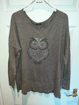 £8 • Buy ROMAN Brown Owl Jumper Size Uk18