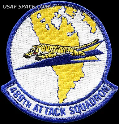USAF 489th ATTACK SQUADRON - MQ-1 Predator- MQ-9 Reaper DRONES - ORIGINAL PATCH • $11.95