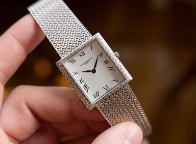 $4500 • Buy Vacheron Constantin Ultra Thin - 18k White Gold Wristwatch 1960's Tank