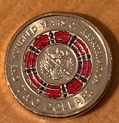 UNC 2019 Australia $2 Dollar Coin - 100 Years Of Repatriation • $7.39