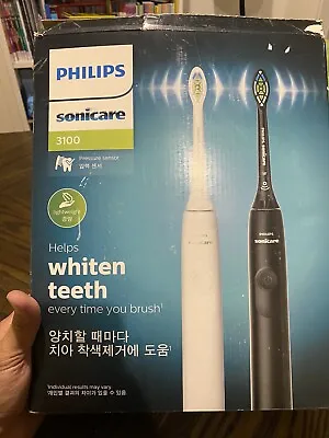 Near New Philips Sonicare 3100 Range Twin Pack Toothbrush With 10 New Brush Head • $100